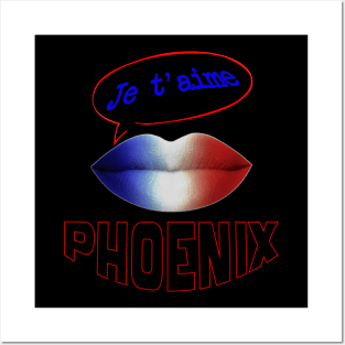 FRANCE JE TAIME PHOENIX PUNK Posters and Art